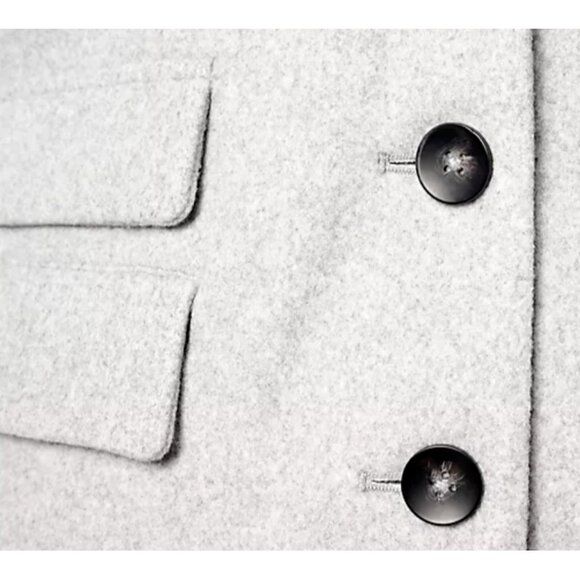 Studio Park x Amy Stran Women Jacket Sz XL Faux Wool Knit Blazer Gray A620514 - Picture 4 of 7